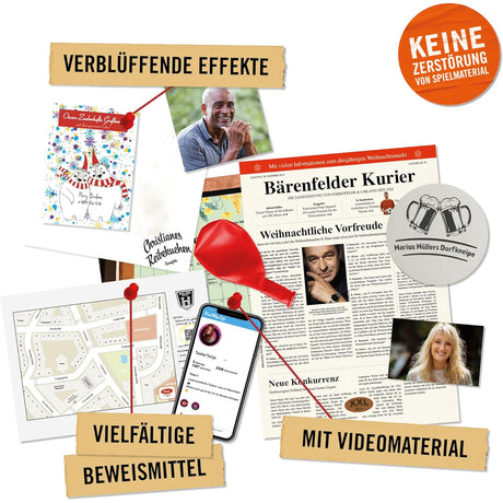 Eiskaltes Verbrechen - Krimispiel