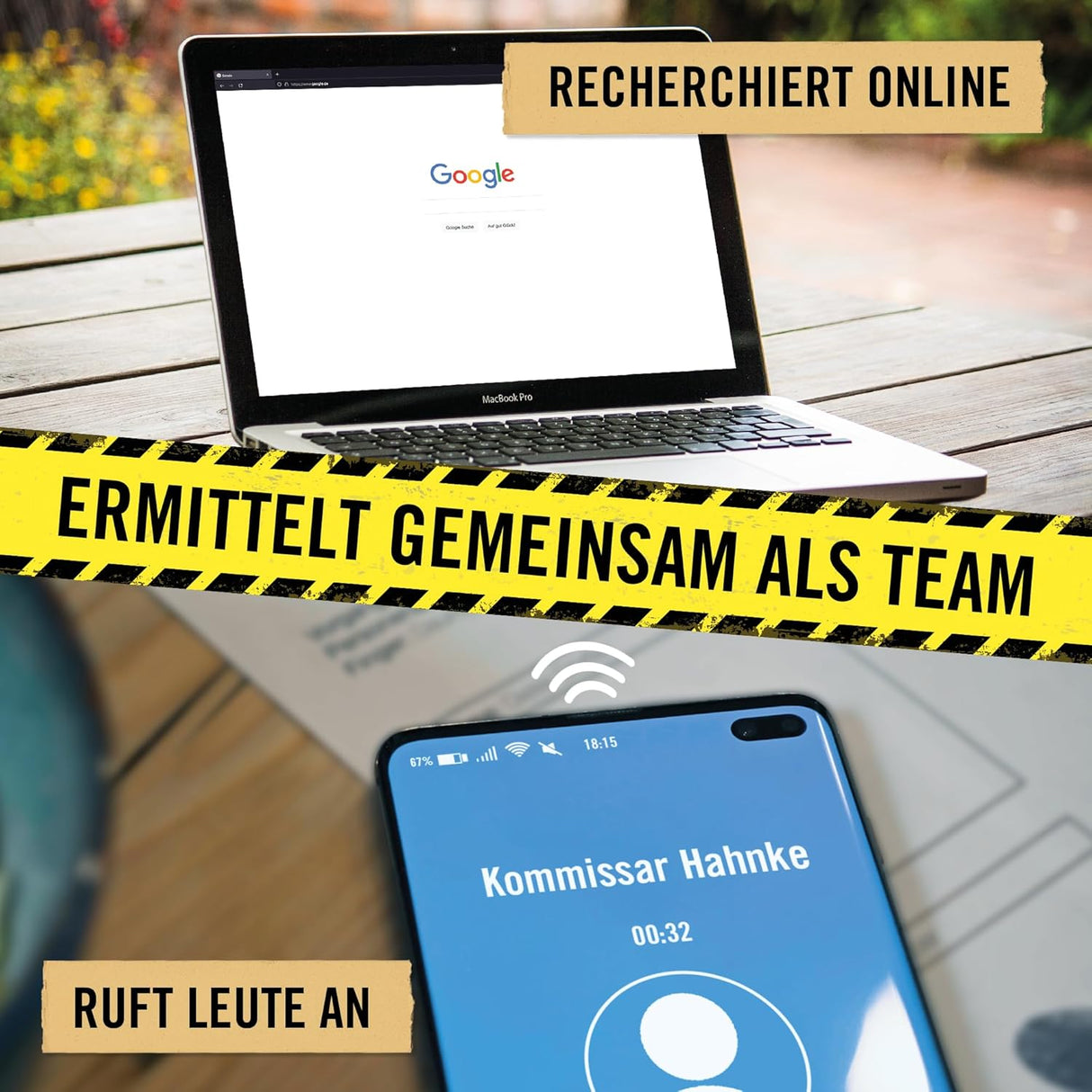 Eiskaltes Verbrechen - Krimispiel