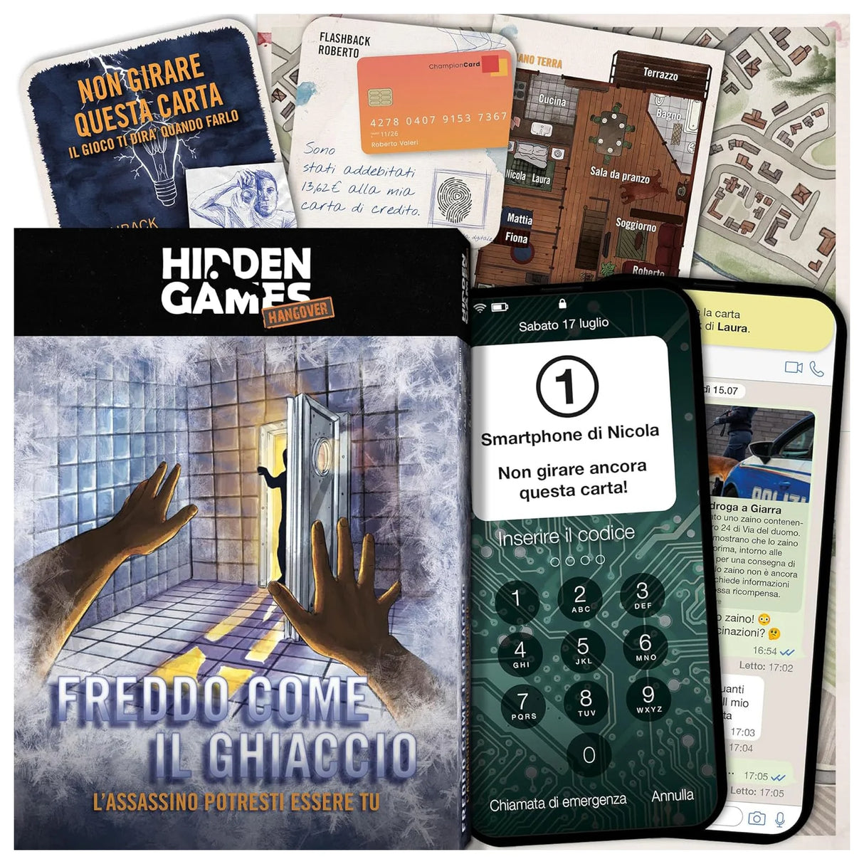 Hangover – Freddo come il ghiaccio – cena con delitto gioco