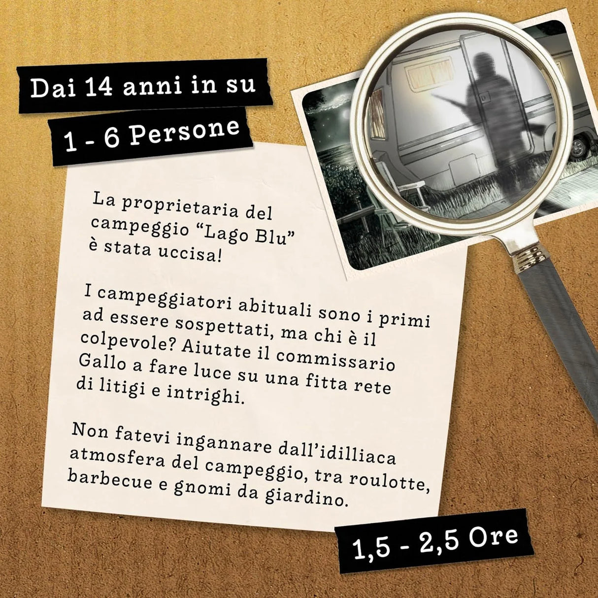 Il killer del campeggio (IT) - Gioco investigativo