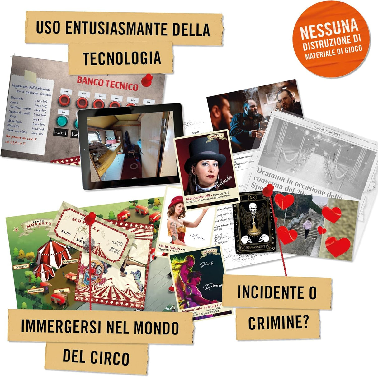 In bilico su un filo (IT) - Gioco investigativo