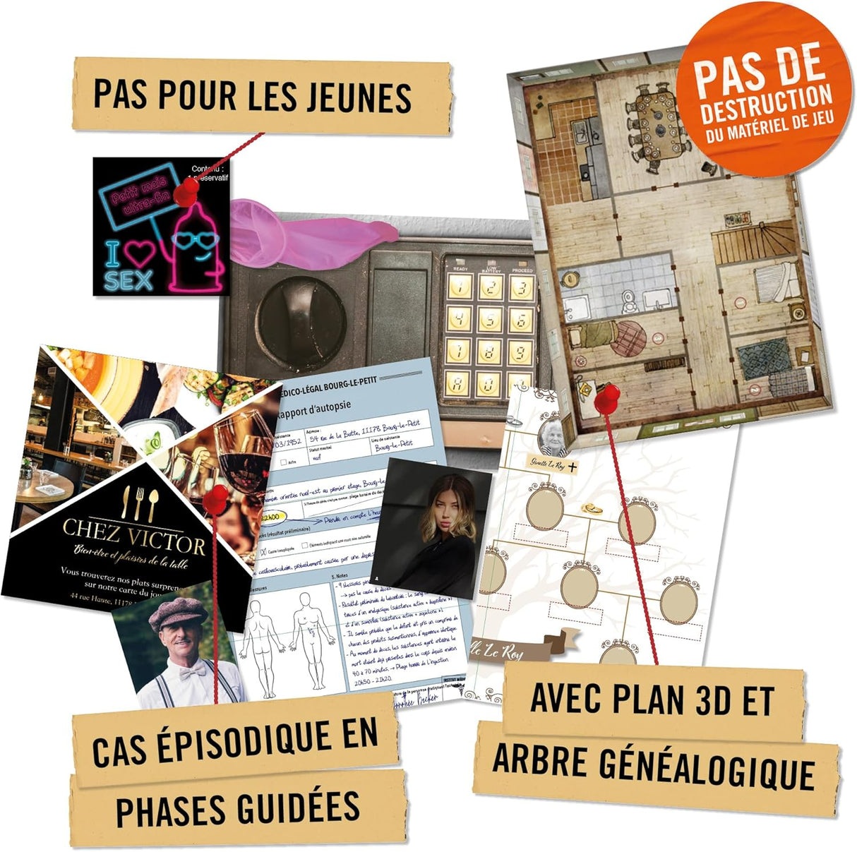 Le Roy est mort (FR) - Jeu d'enquête