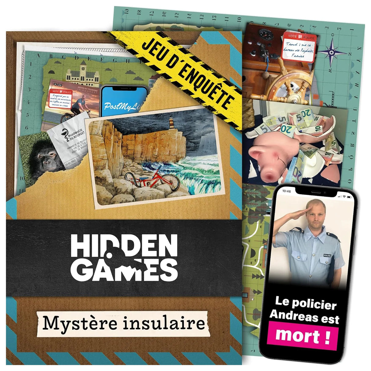 Mystère insulaire (FR) - Jeu d'enquête
