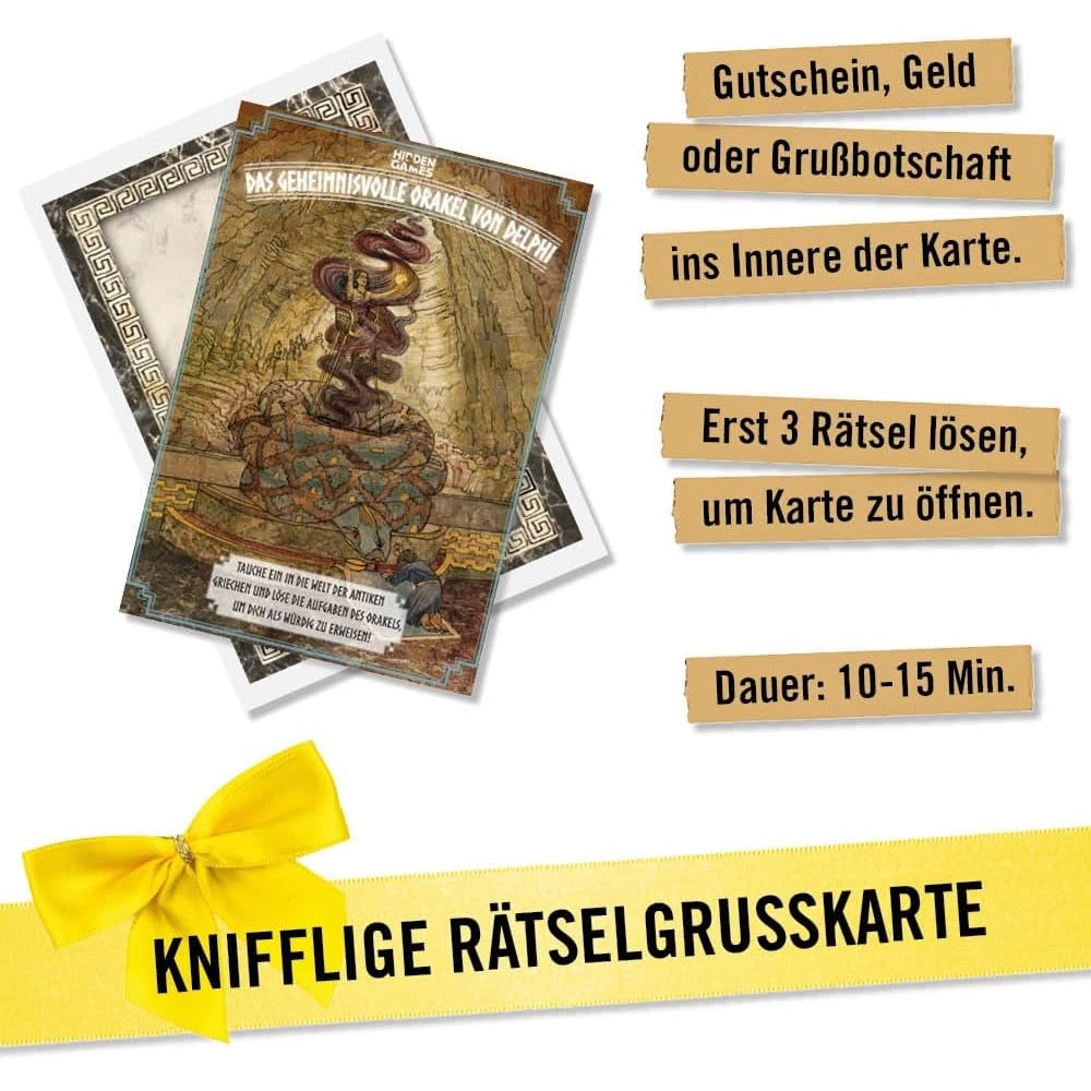 Das geheimnisvolle Orakel von Delphi - Rätselkarte