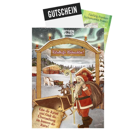 Rätselhafte Weihnachten - Rätselkarte