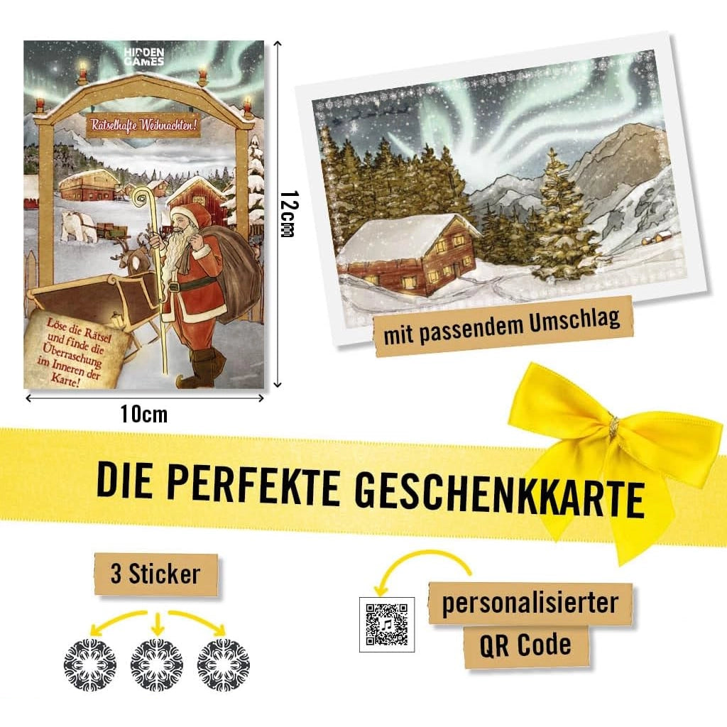 Rätselhafte Weihnachten - Rätselkarte