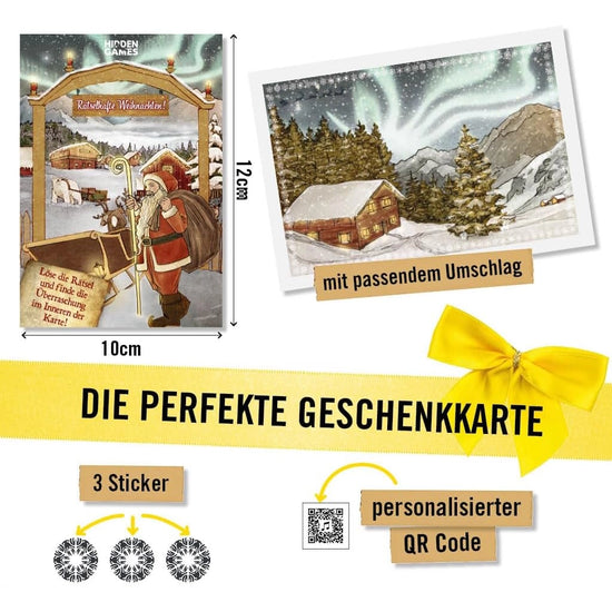 Hidden Games - Rätselhafte Weihnachten - Rätselkarte