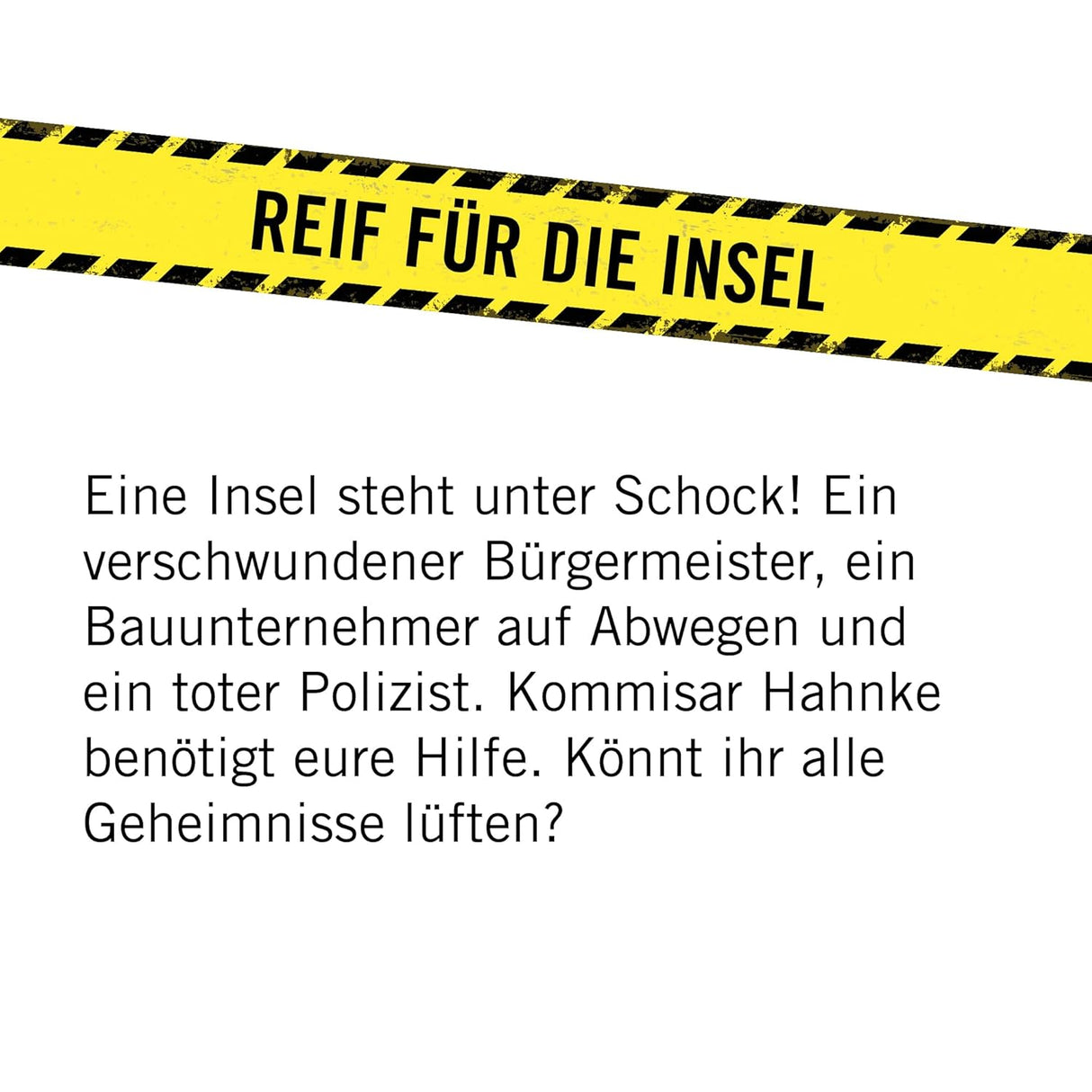 Reif für die Insel - Krimispiel