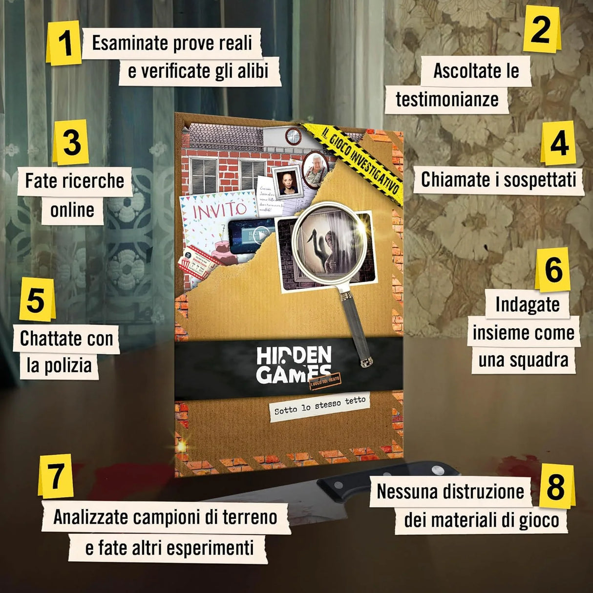 Sotto lo stesso tetto (IT) - Gioco investigativo