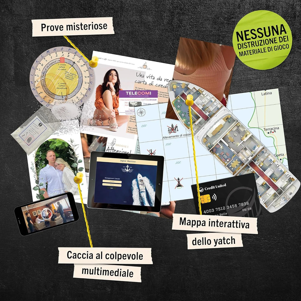 Traversata Fatale (IT) - Gioco investigativo