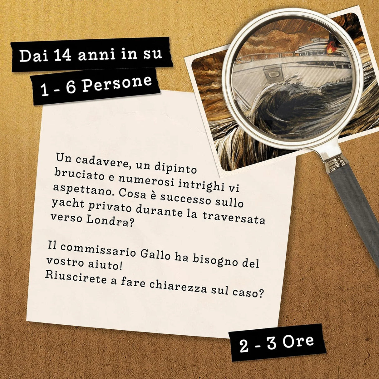 Traversata Fatale (IT) - Gioco investigativo