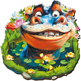 Hippo (200 Teile) - Holzpuzzle