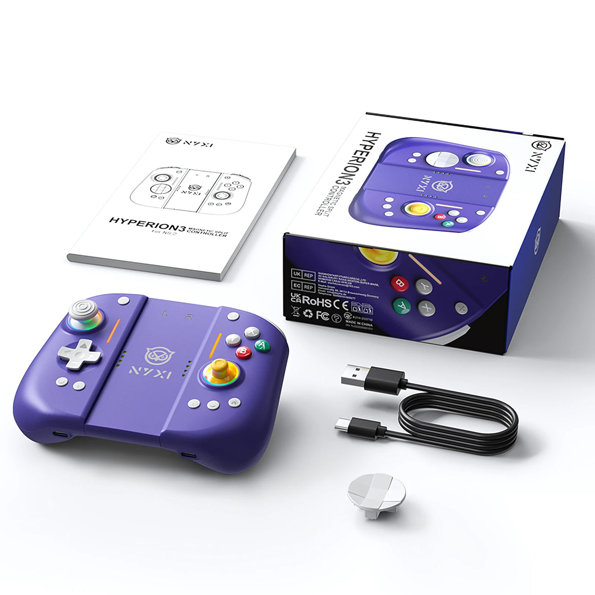 Hyperion 3 Wireless JoyPad für Switch 2 - Gaming-Controller
