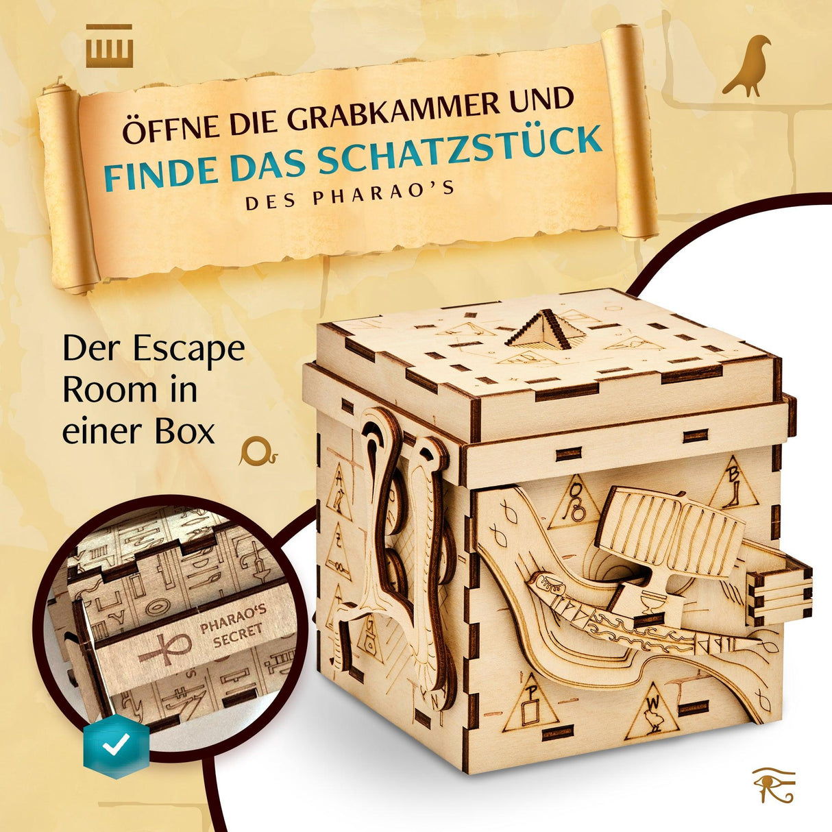 Pharao's Secret - Rätselbox - derdealer.ch