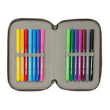 Jurassic World "T-Rex" - Etui inkl. Stifte, Spitzer und Radiergummi (37 Teile)