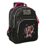 K-Pop Demon Hunters Rucksack mit drei weiblichen Figuren in einem Stern