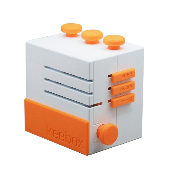 keebox - orange - Rätselbox / Rätselspiel