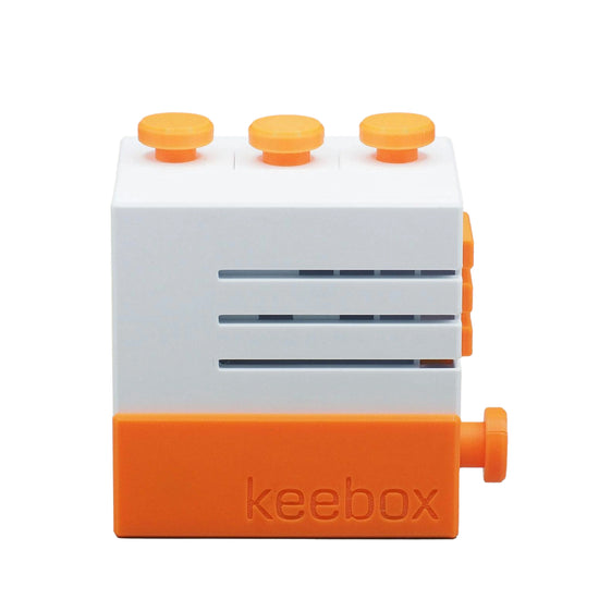 keebox - orange - Rätselbox / Rätselspiel