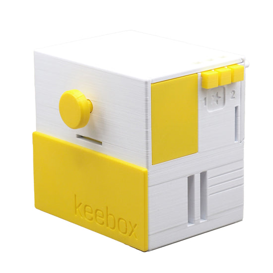 keebox - yellow - Rätselbox / Rätselspiel