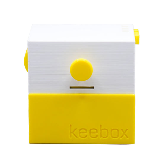 keebox - yellow - Rätselbox / Rätselspiel