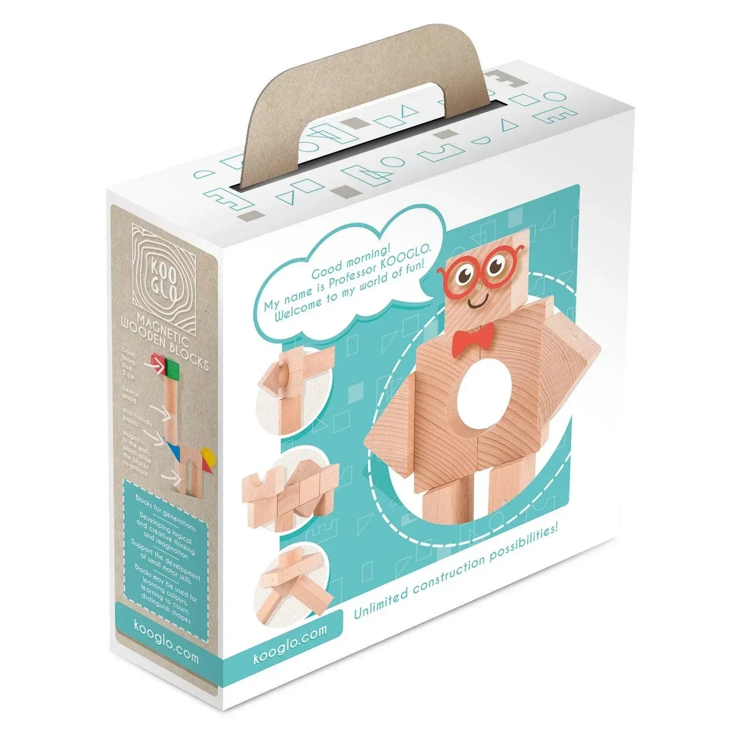 Magnetische Bauklötze Für Kinder Ab 3 Jahren – 44 Teile, STEM Spielzeug, Kreatives Bauset Mit Figuren
