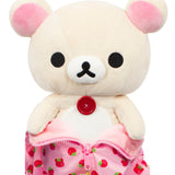 Korilakkuma im Erdbeer-Schlafsack - Plüschtier