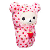 Korilakkuma im Erdbeer-Schlafsack - Plüschtier