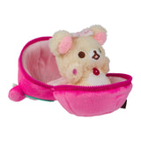 Korilakkuma - In a Strawberry (12 cm) - Schlüschtier