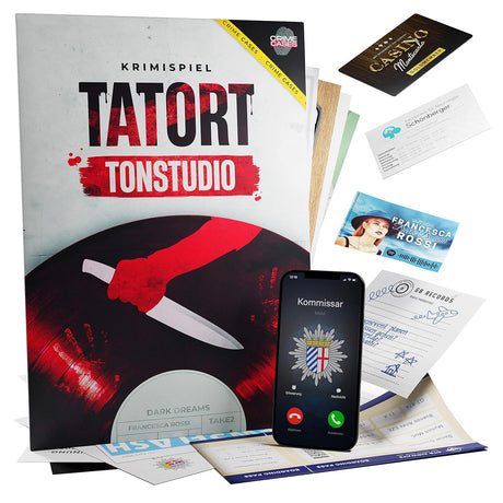 Studio d'enregistrement Tatort - jeu policier