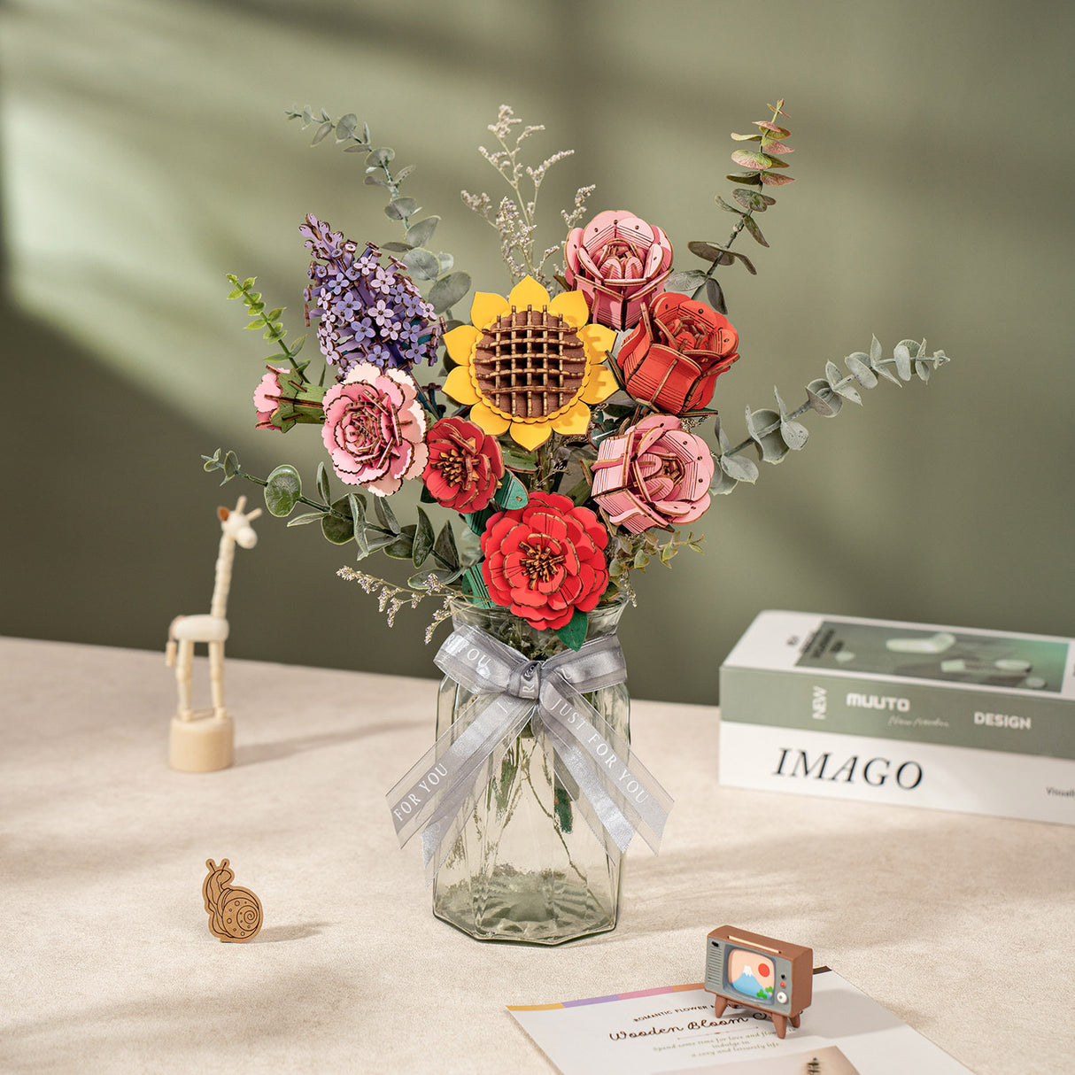 Landnelke - Holzbausatz Blume