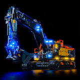 LED Licht Set für LEGO Volvo EC500 Hybrid Bagger (42215) inkl. Fernbedienung