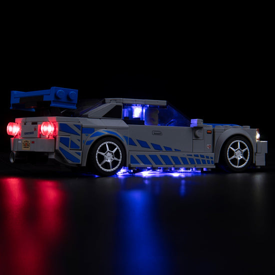 BrickBling - LED Licht Set für LEGO 2 Fast 2 Furious - Nissan Skyline GT-R (R34) (76917)