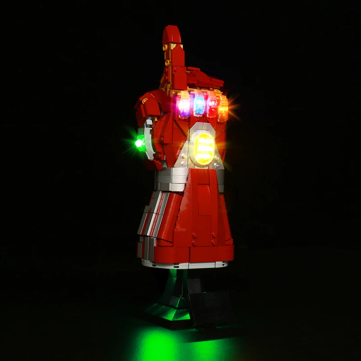 LED Licht Set für LEGO Avengers: Iron Man Nano Handschuh (76223) inkl. Fernbedienung