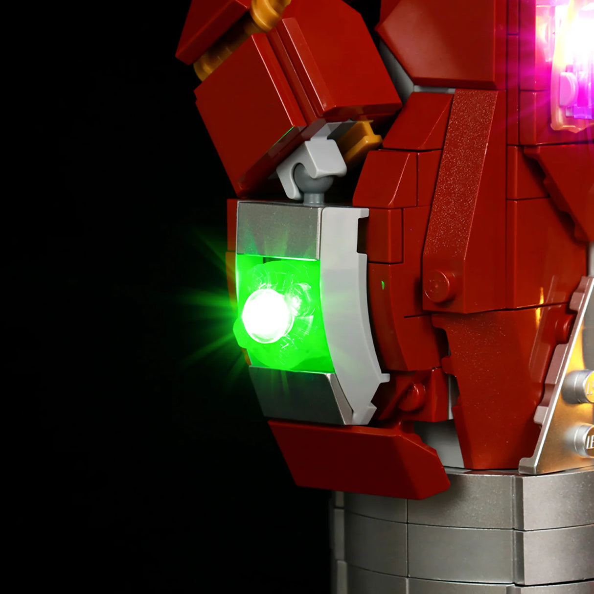 LED Licht Set für LEGO Avengers: Iron Man Nano Handschuh (76223) inkl. Fernbedienung