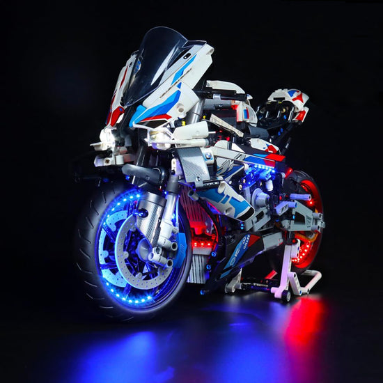 BrickBling - LED Licht Set für LEGO BMW: Motorrad M 1000 RR (42130) inkl. Fernbedienung