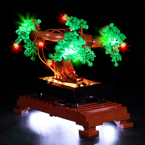 BrickBling - LED Licht Set für LEGO Bonsai Baum Grün (10281)