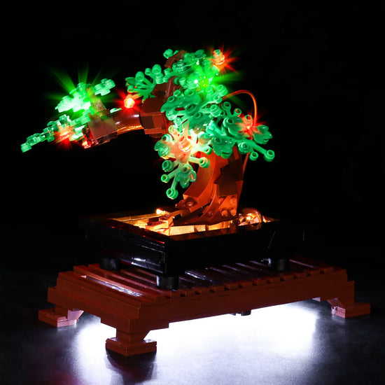 BrickBling - LED Licht Set für LEGO Bonsai Baum Grün (10281)