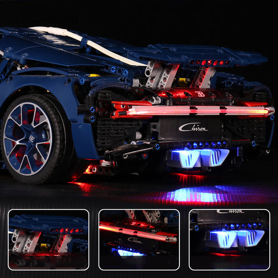 BrickBling - LED Licht Set für LEGO Bugatti Chiron (42083) inkl. Fernbedienung