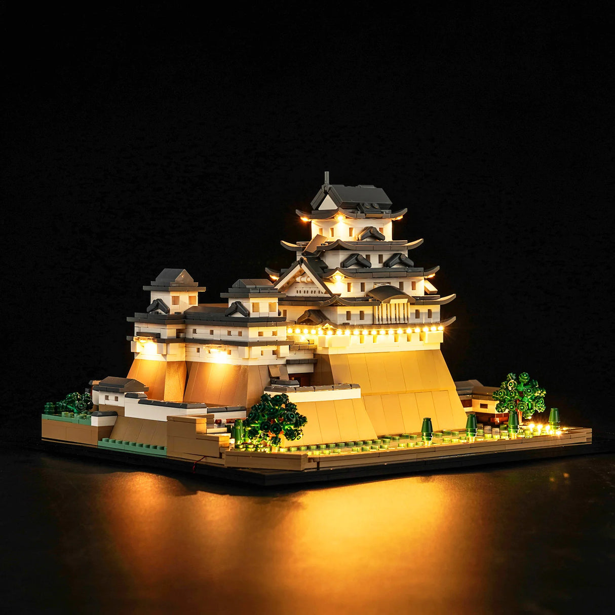 LED Licht Set für LEGO Burg Himeji (21060) inkl. Fernbedienung