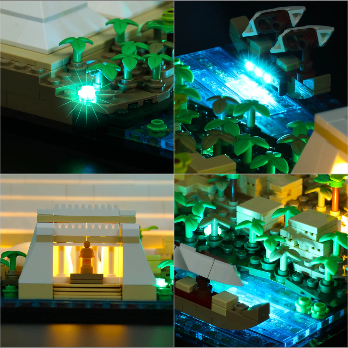 LED Licht Set für LEGO Cheops-Pyramide (21058) inkl. Fernbedienung