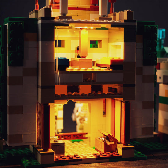 BrickBling - LED Licht Set für LEGO Die Eisengolem-Festung (21250)