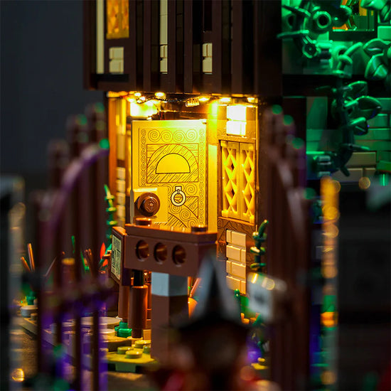 BrickBling - LED Licht Set für LEGO Disney Hocus Pocus: Das Hexenhaus der Sanderson-Schwestern (21341) inkl. Fernbedienung