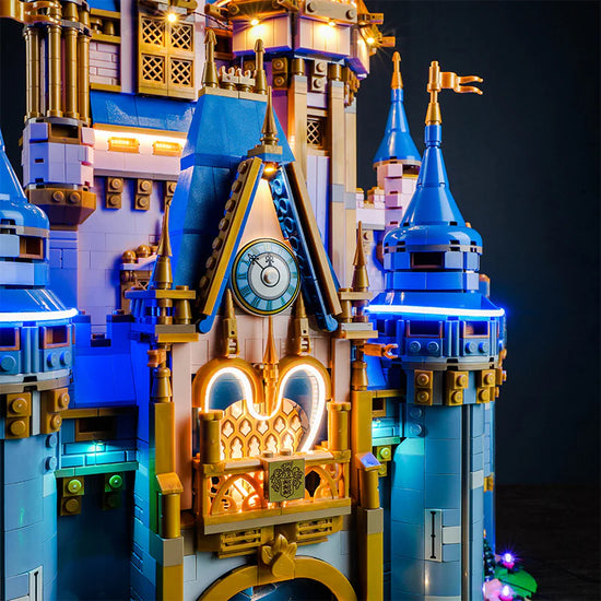 BrickBling - LED Licht Set für LEGO Disney Schloss (43222) inkl. Fernbedienung