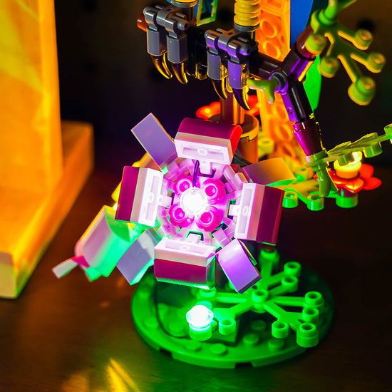 BrickBling - LED Licht Set für LEGO Exotischer Papagei (31136)