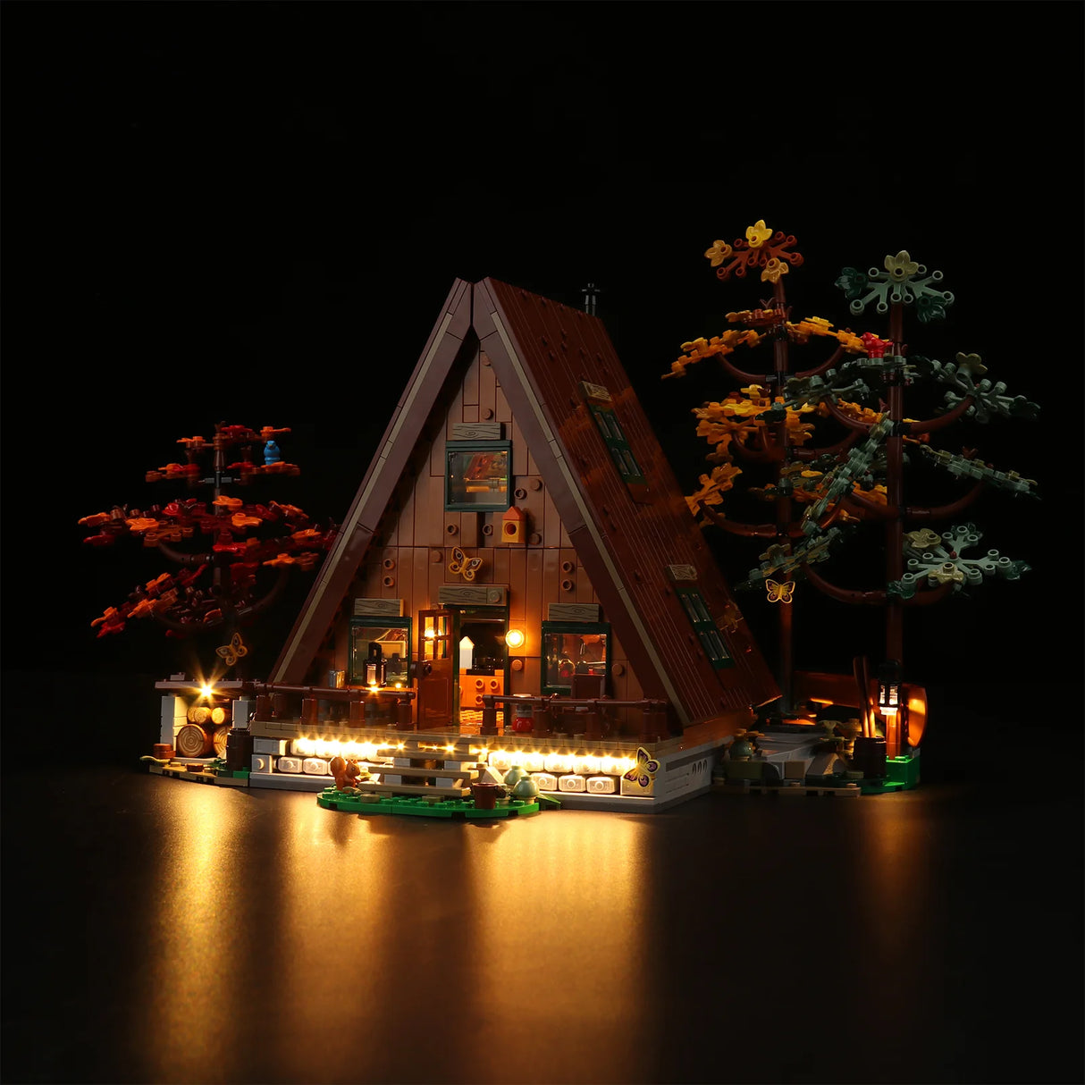 LED Licht Set für LEGO Finnhütte (21338) inkl. Fernbedienung
