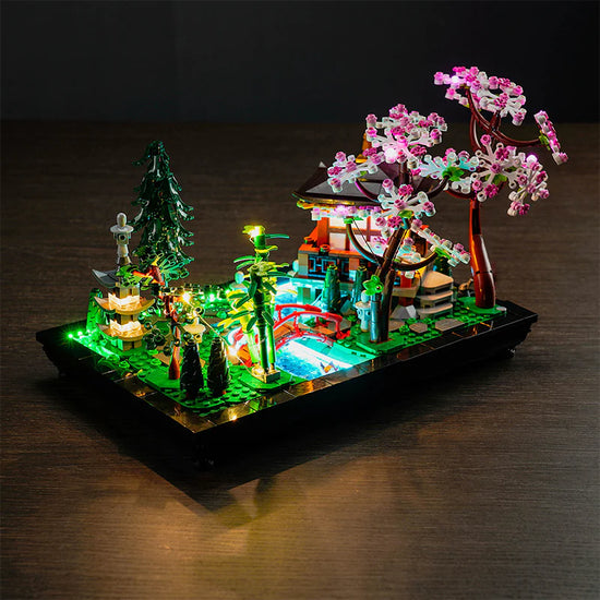 BrickBling - LED Licht Set für LEGO Garten der Stille (10315) inkl. Fernbedienung