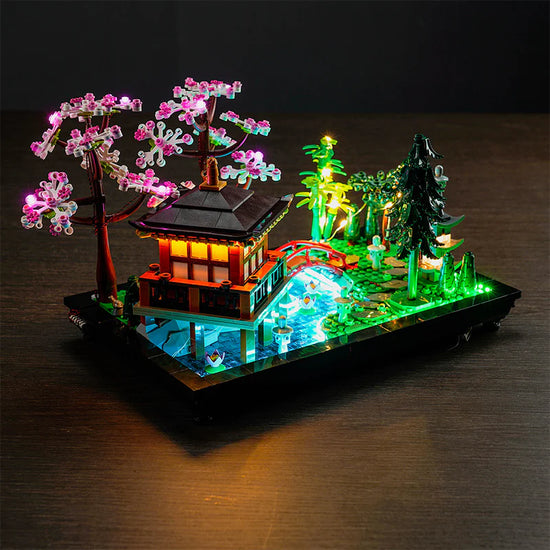 BrickBling - LED Licht Set für LEGO Garten der Stille (10315) inkl. Fernbedienung