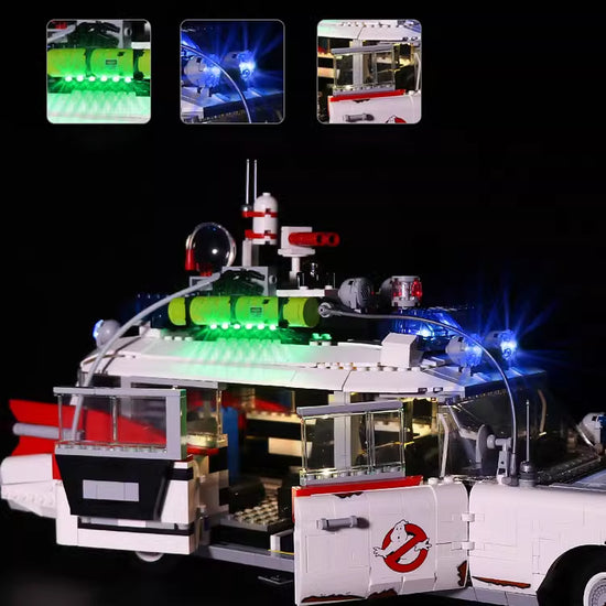 BrickBling - LED Licht Set für LEGO Ghostbusters: Auto ECTO-1 (10274) inkl. Fernbedienung