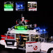 BrickBling - LED Licht Set für LEGO Ghostbusters: Auto ECTO-1 (10274) inkl. Fernbedienung