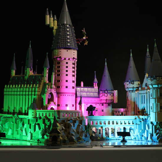 BrickBling - LED Licht Set für LEGO Harry Potter: Schloss Hogwarts (71043) inkl. Fernbedienung